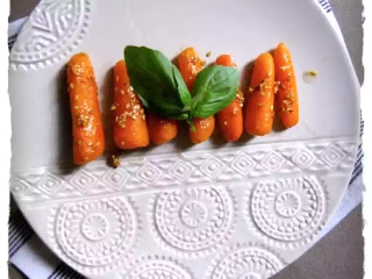 Mini CarOttes au Miel et au Sésame
