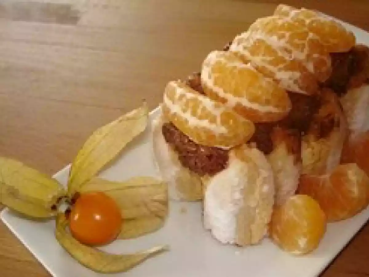 Mini charlotte choco-mandarine