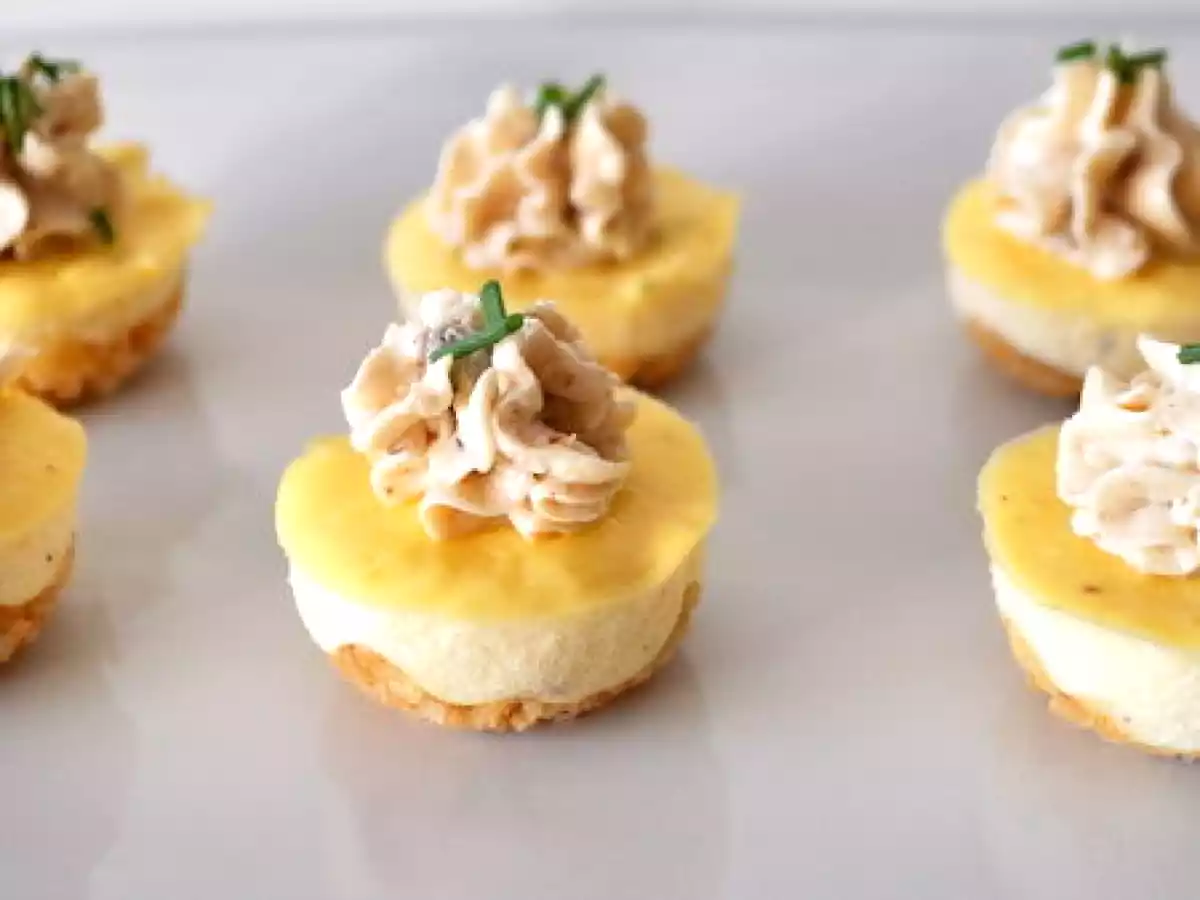 MINI Cheesecakes salés