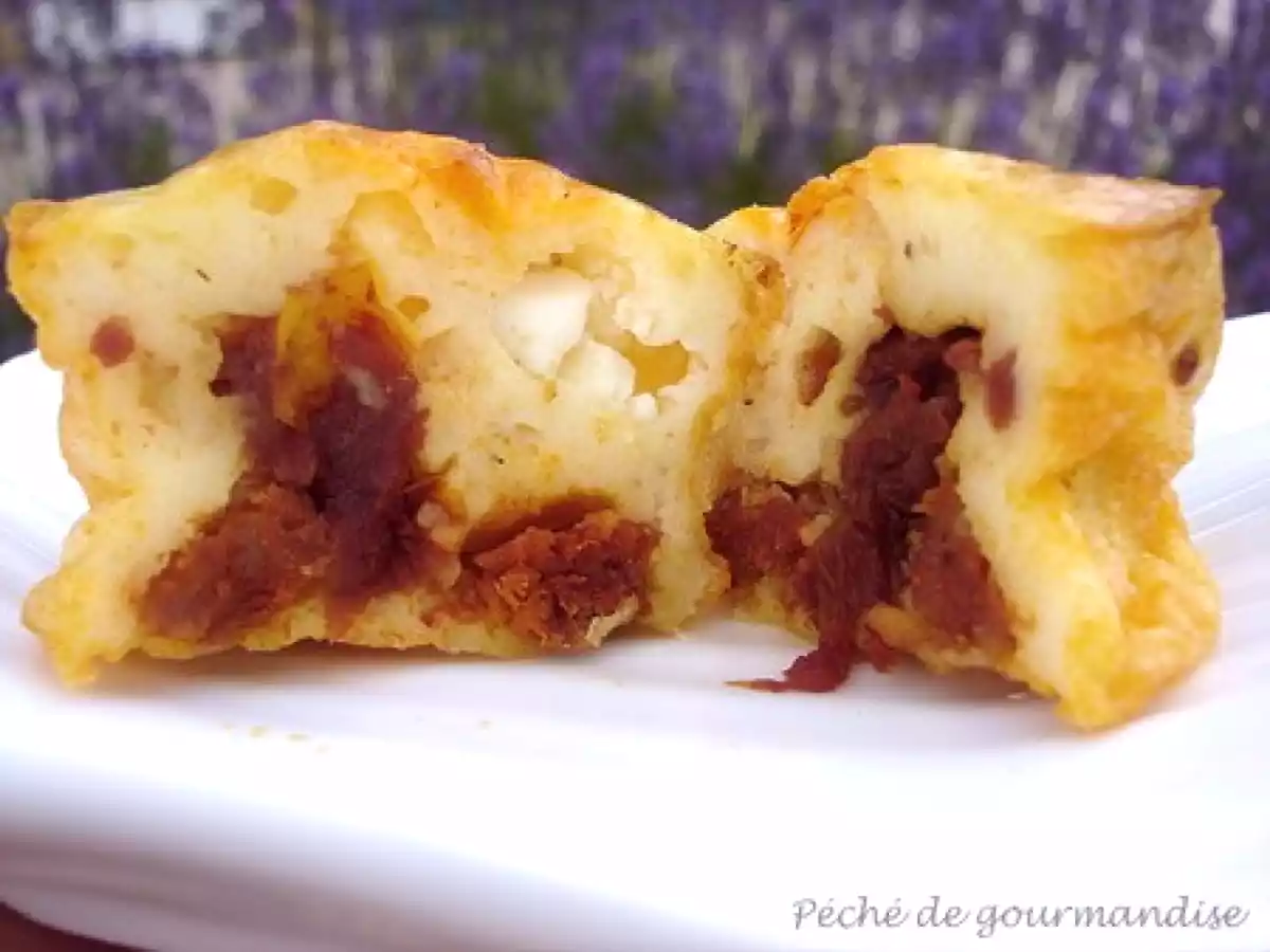 Mini-clafoutis au chorizo, tomates séchées et feta - photo 2