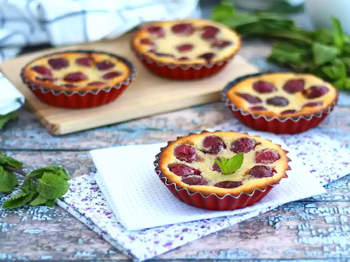 Mini clafoutis aux cerises, sans gluten - photo 2