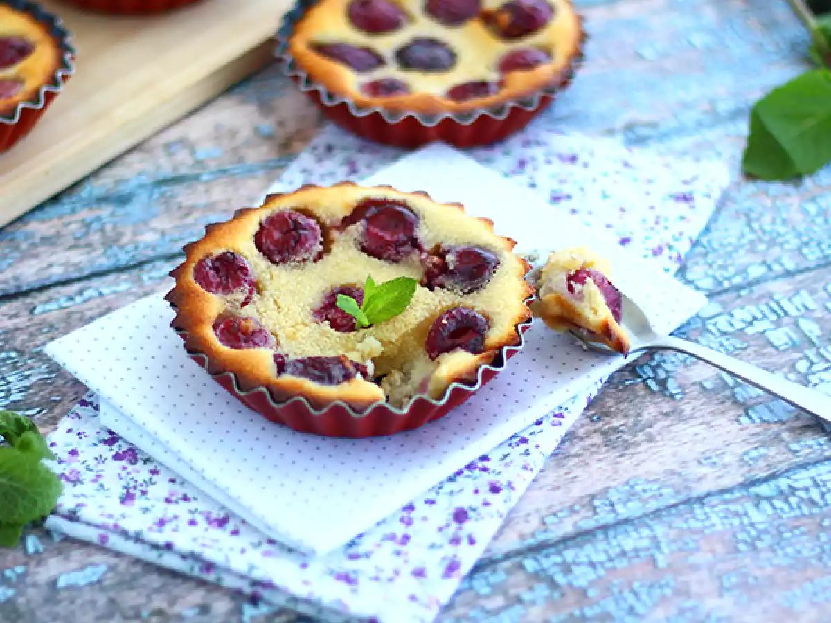 Mini clafoutis aux cerises, sans gluten - photo 3