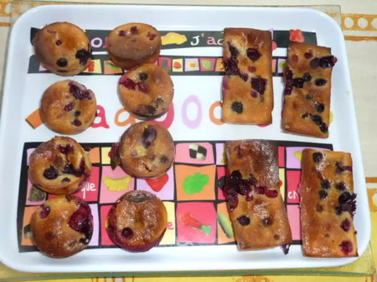 Mini clafoutis aux fruits rouges