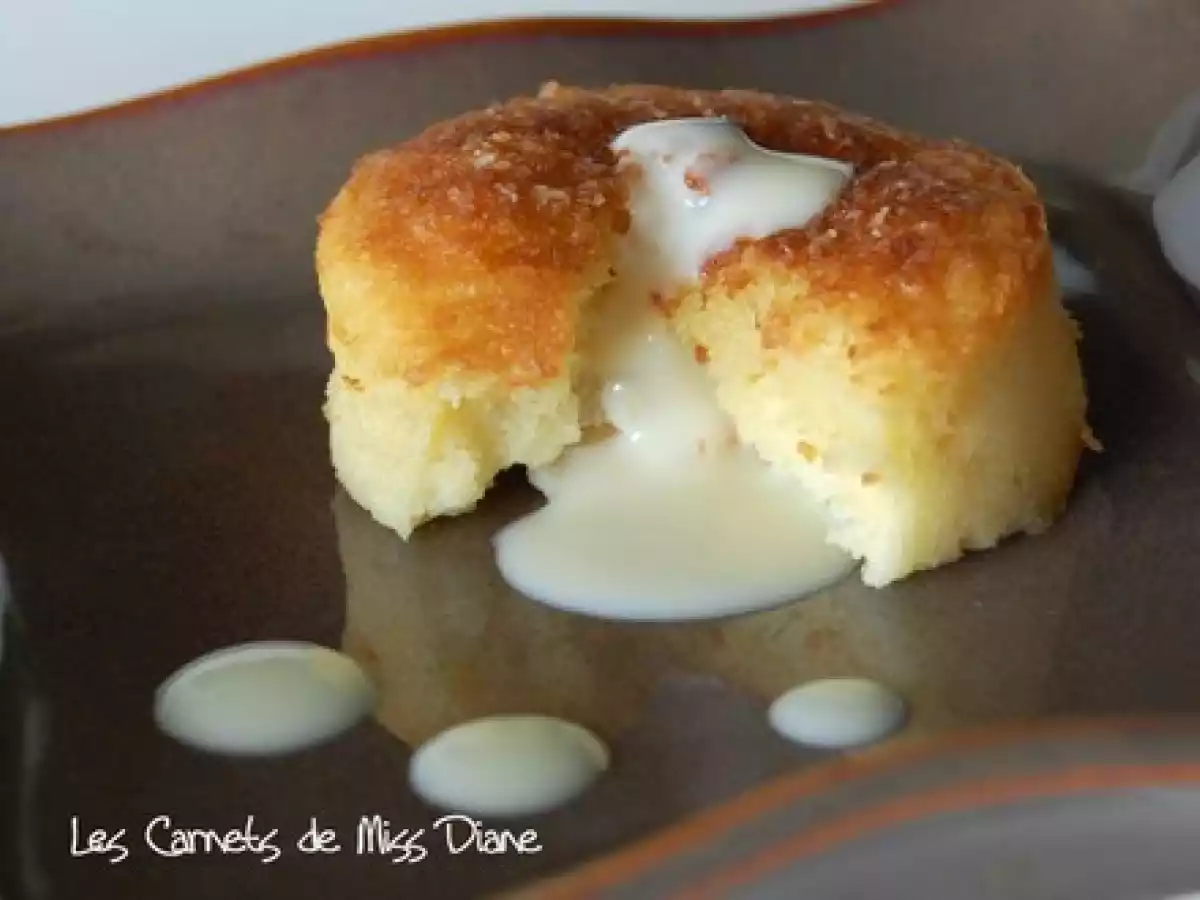 Mini-clafoutis aux poires et aux amandes