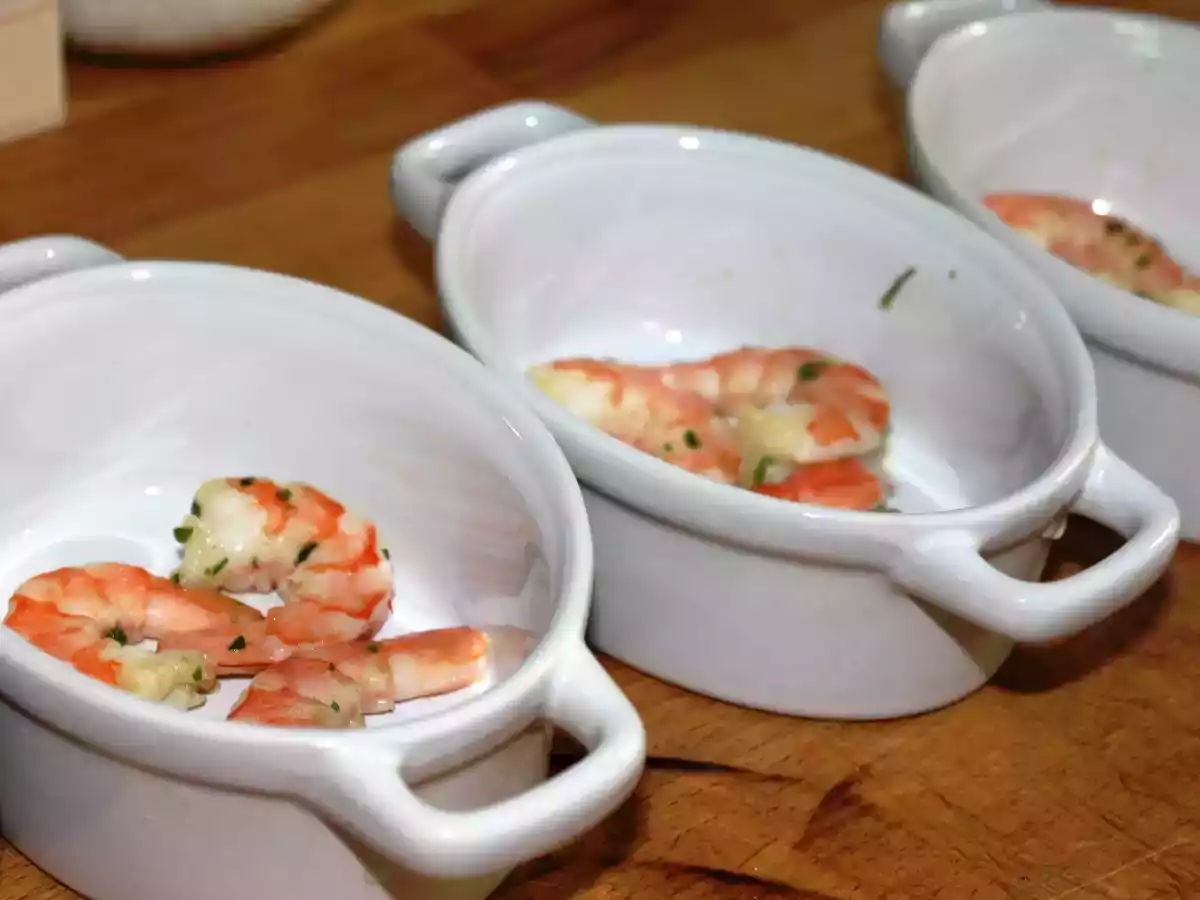 Mini Cocottes : soufflés aux crevettes - photo 2