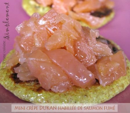 Mini Crepe Dukan Habillee De Saumon Fume Recette Ptitchef