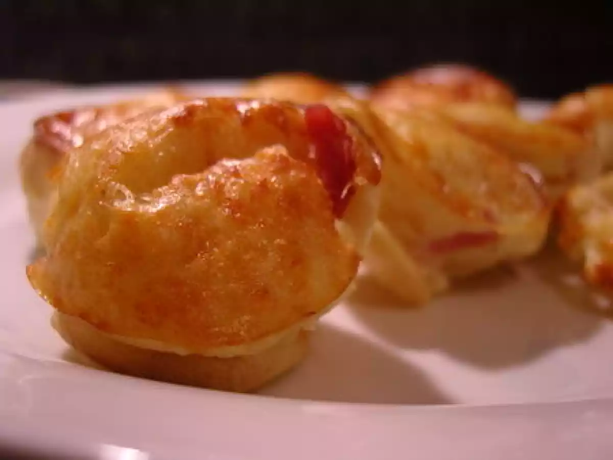 Mini-crêpes soufflées aux lardons - photo 3