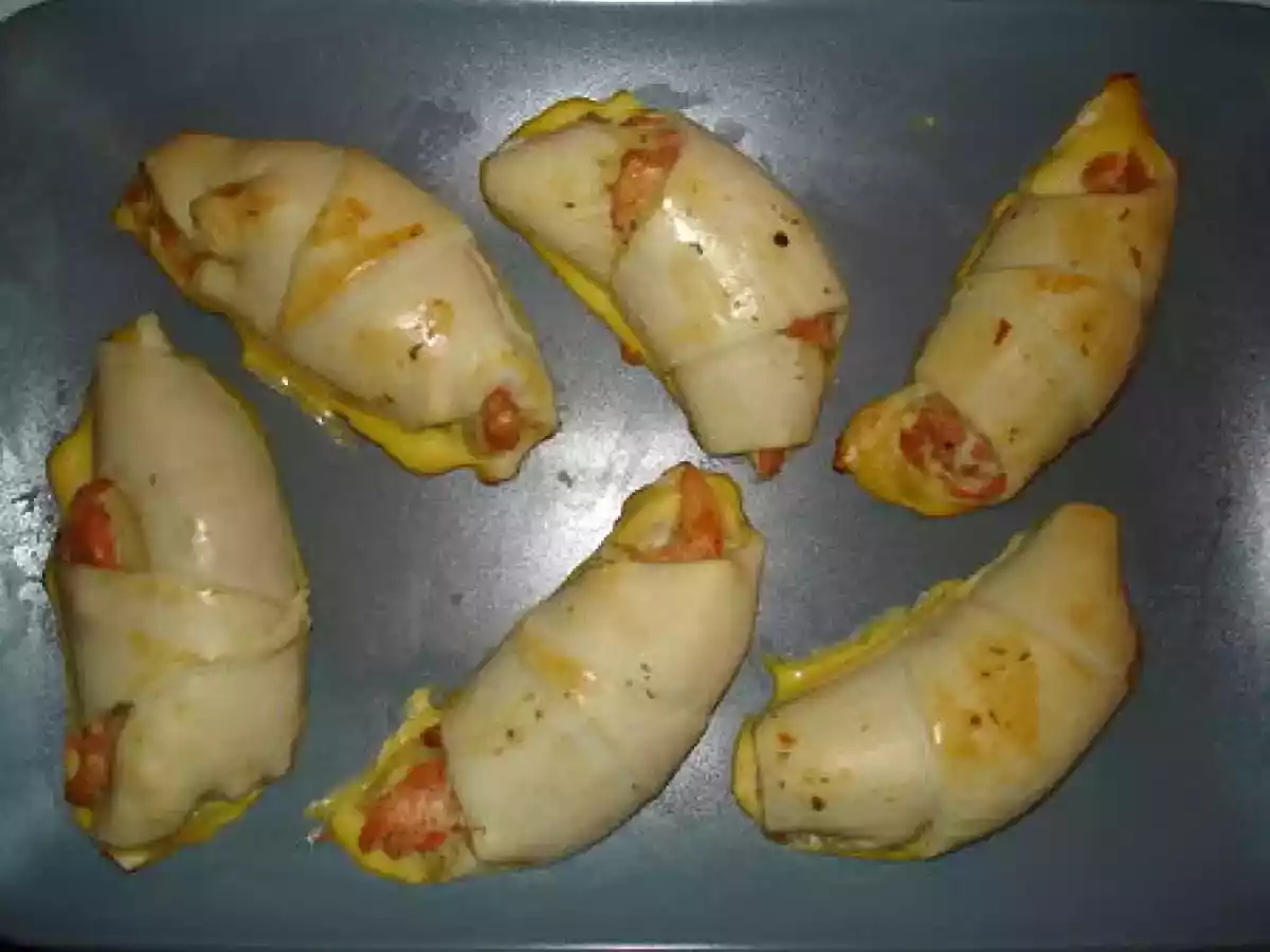 Mini croissants au saumon - photo 2