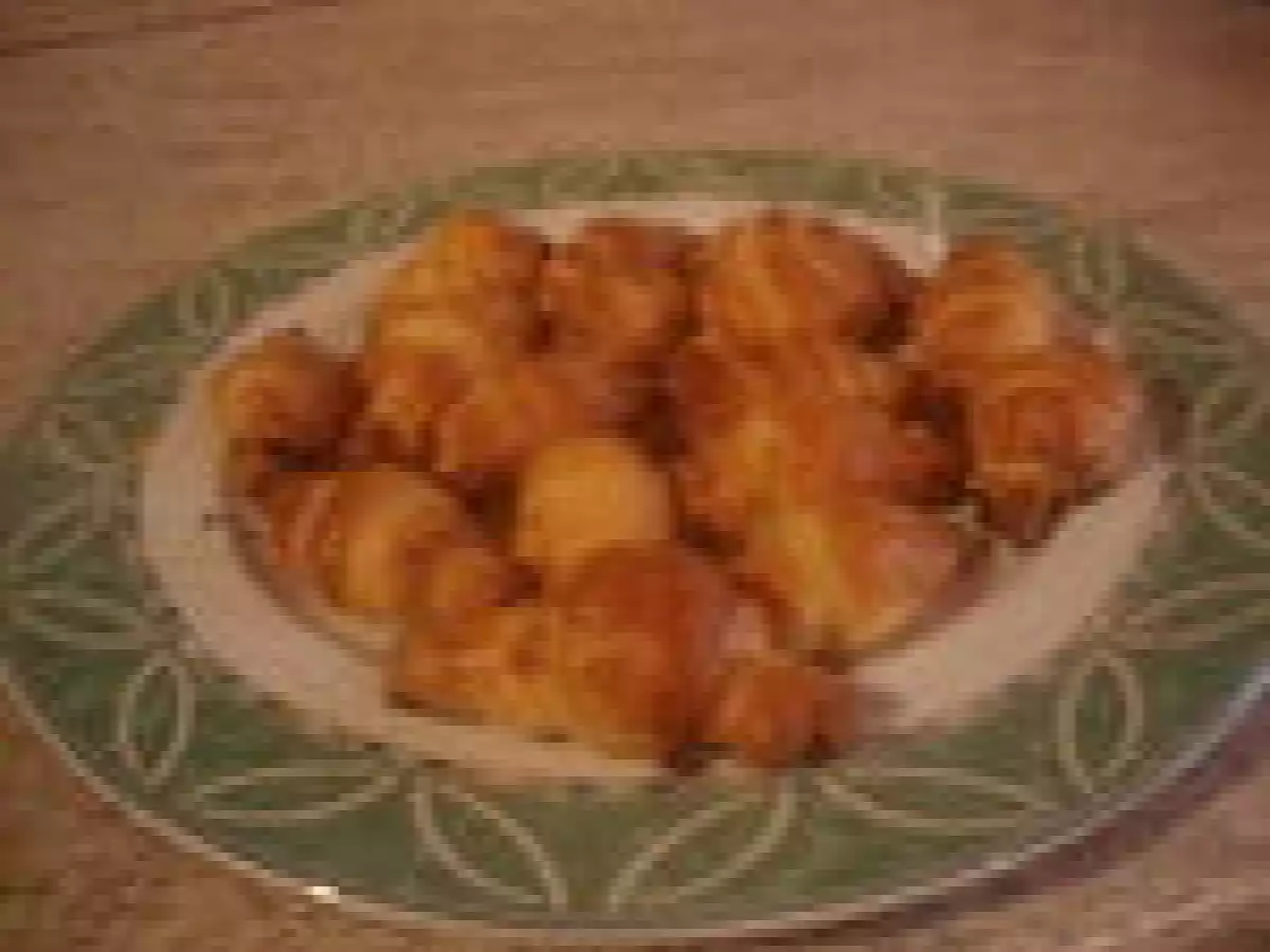 MINI CROISSANTS SAUMON ET CREME FRAICHE