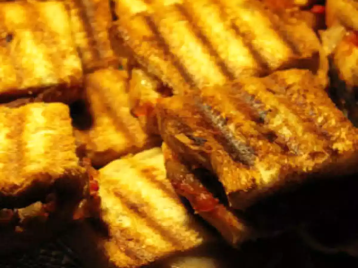 Mini croque-monsieur au chorizo