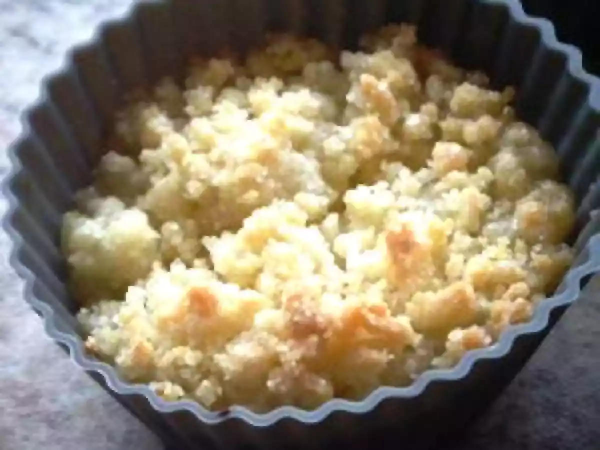Mini crumble de poire