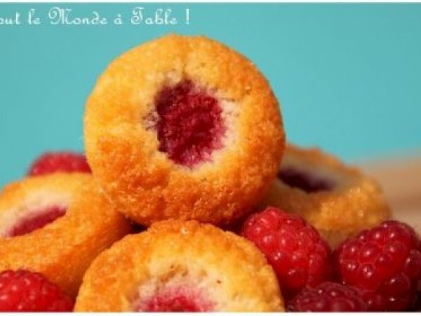 recette-de-mini-financiers-de-cyril-lignac-aux-framboises