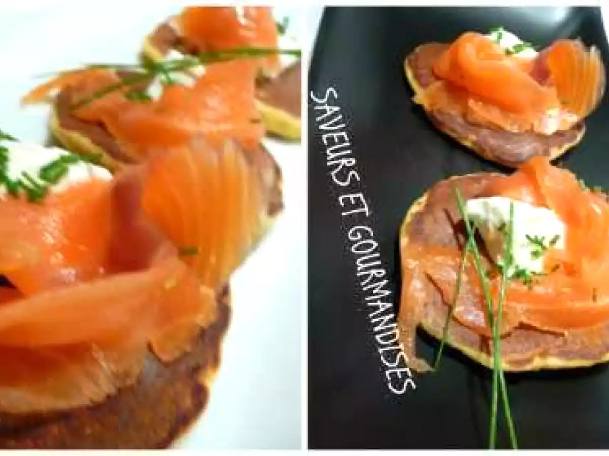 Mini galettes au saumon et Raifort - photo 3