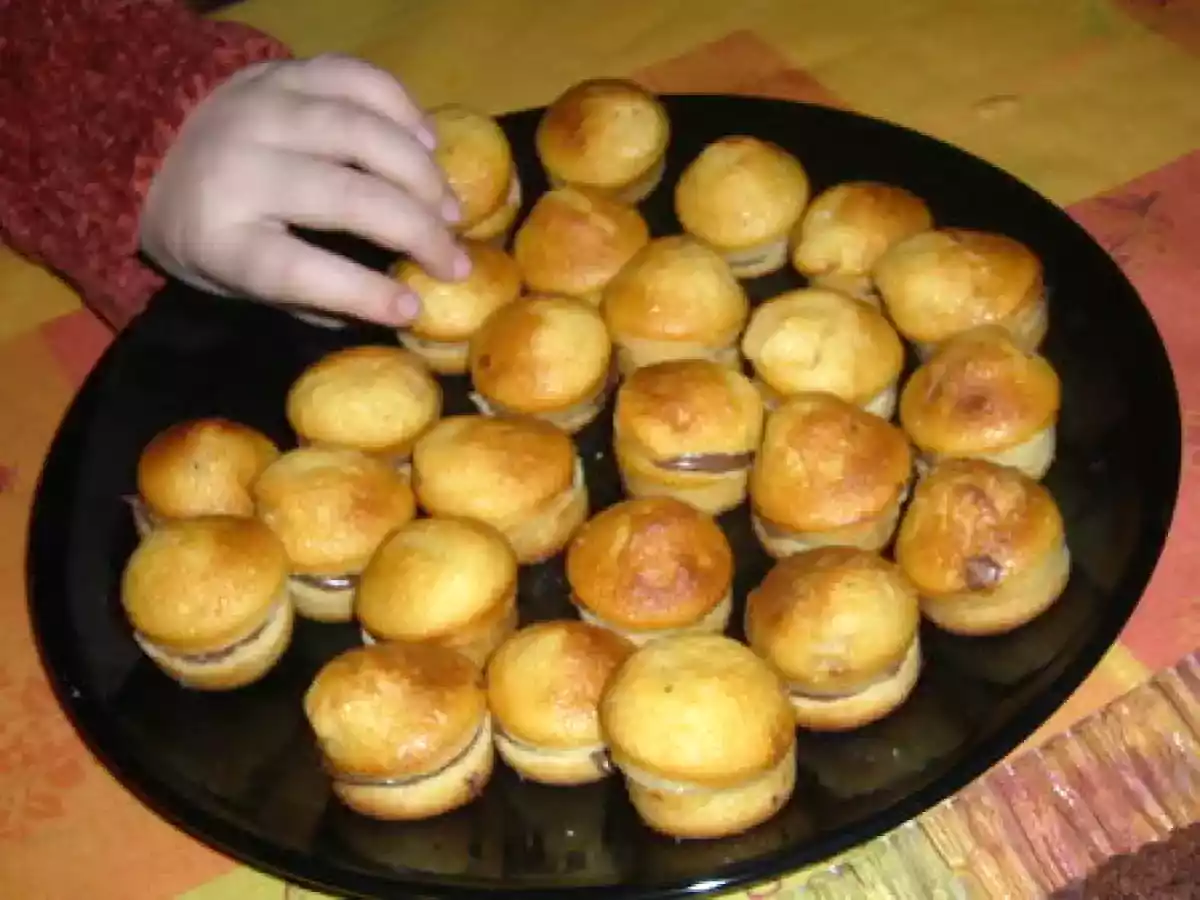 Mini gâteaux au fromage blanc et Nutella