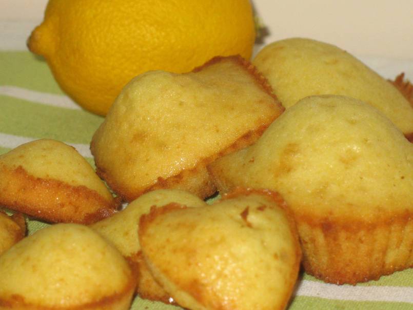 Mini gâteaux madeleines de toutes les formes