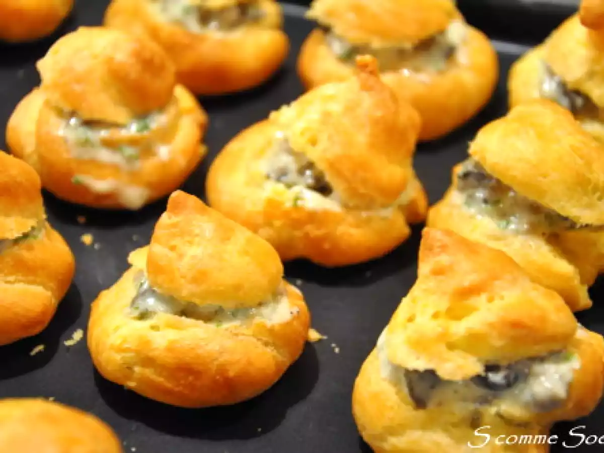 Mini gougères farcies aux escargots et à la cancoillotte - photo 3