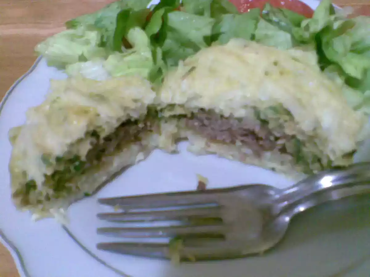 mini gratin au pommes de terre et courgettes râpées au microonde