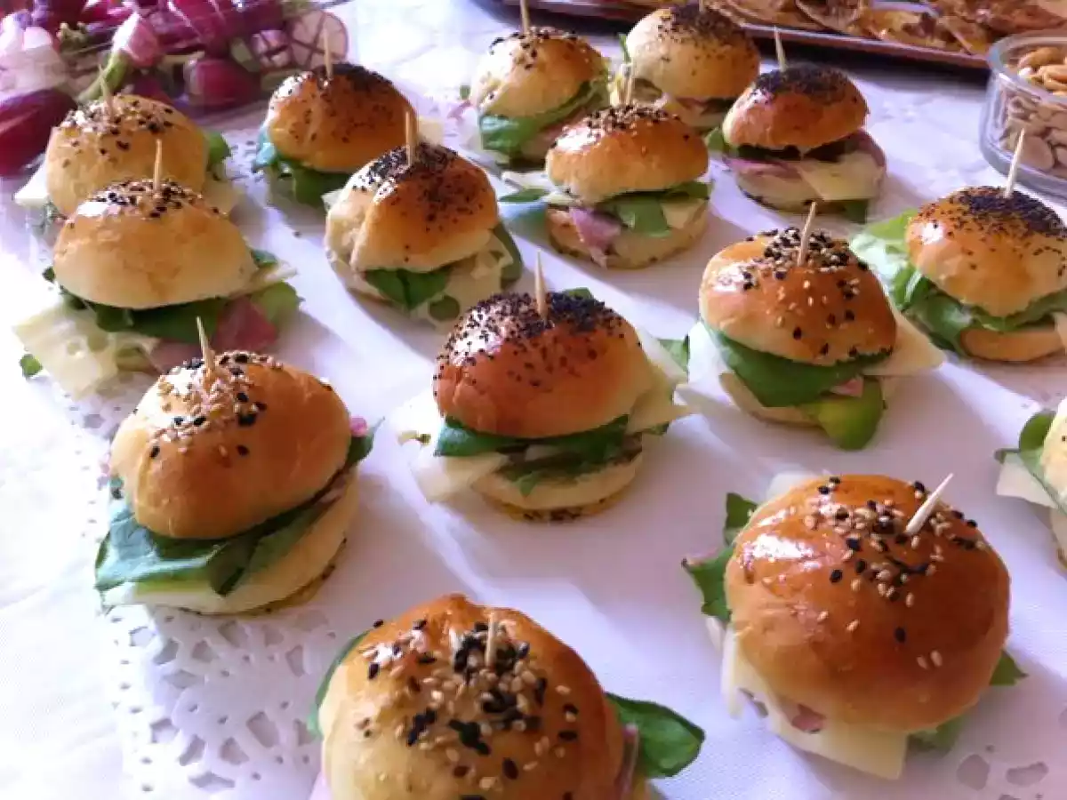 Mini Hamburger Maison Jambon Emmental - photo 2