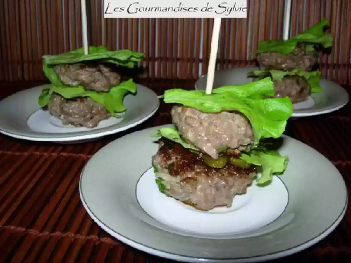 Mini-Hamburgers (sans pain)