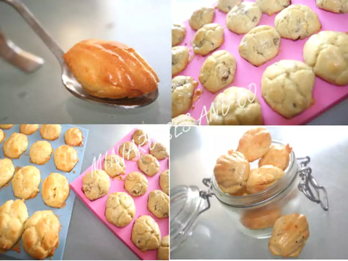 Mini madeleines aux olives