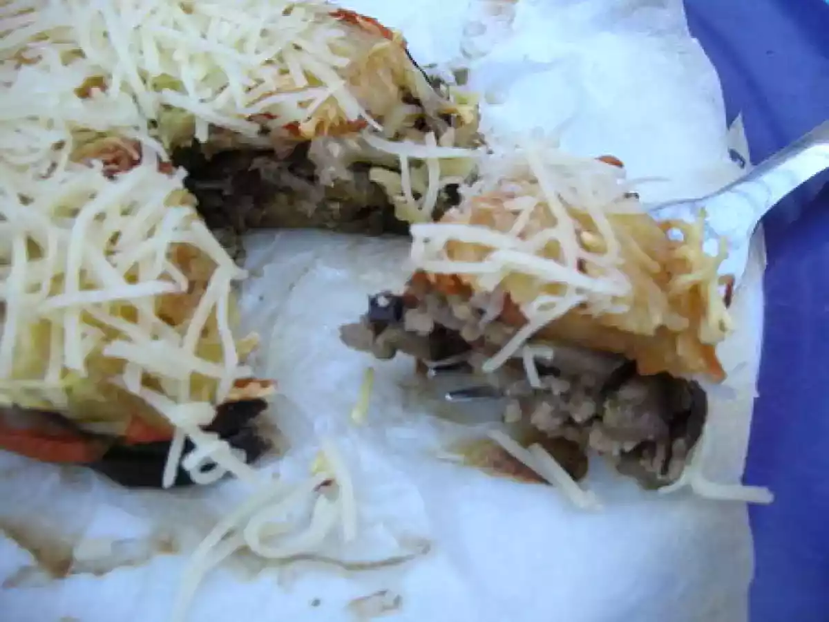 Mini-Moussaka improvisé ou millefeuille !