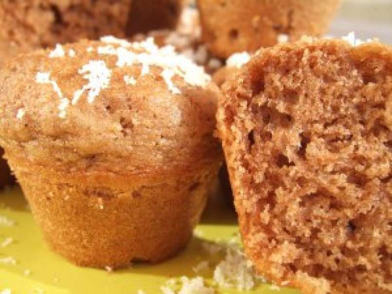 Mini-muffin à la pralinoise et noix de coco