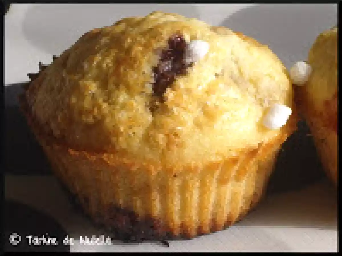 Mini muffins à la confiture de framboises et de myrtilles - photo 3