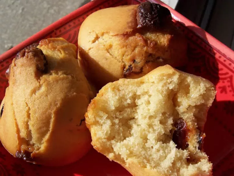 Mini-muffins au chocolat blanc et cranberries, photo 1