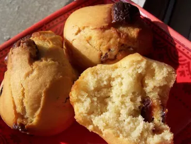 Mini-muffins au chocolat blanc et cranberries