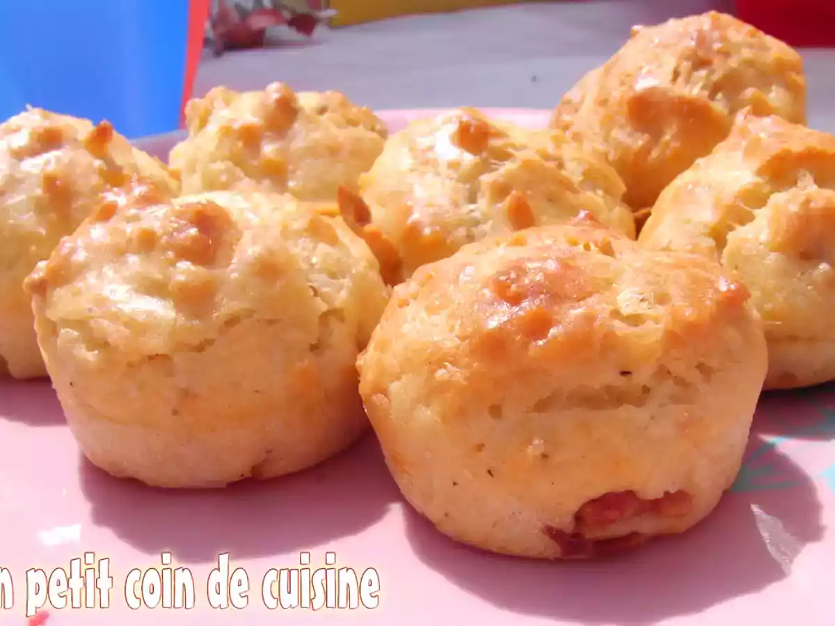 Mini muffins au gouda de brebis et à la moutarde sans lait et sans gluten