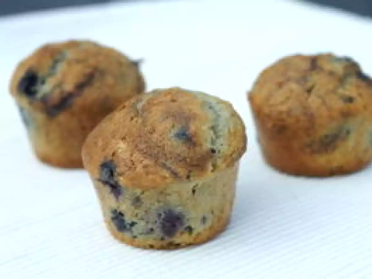 Mini muffins aux myrtilles