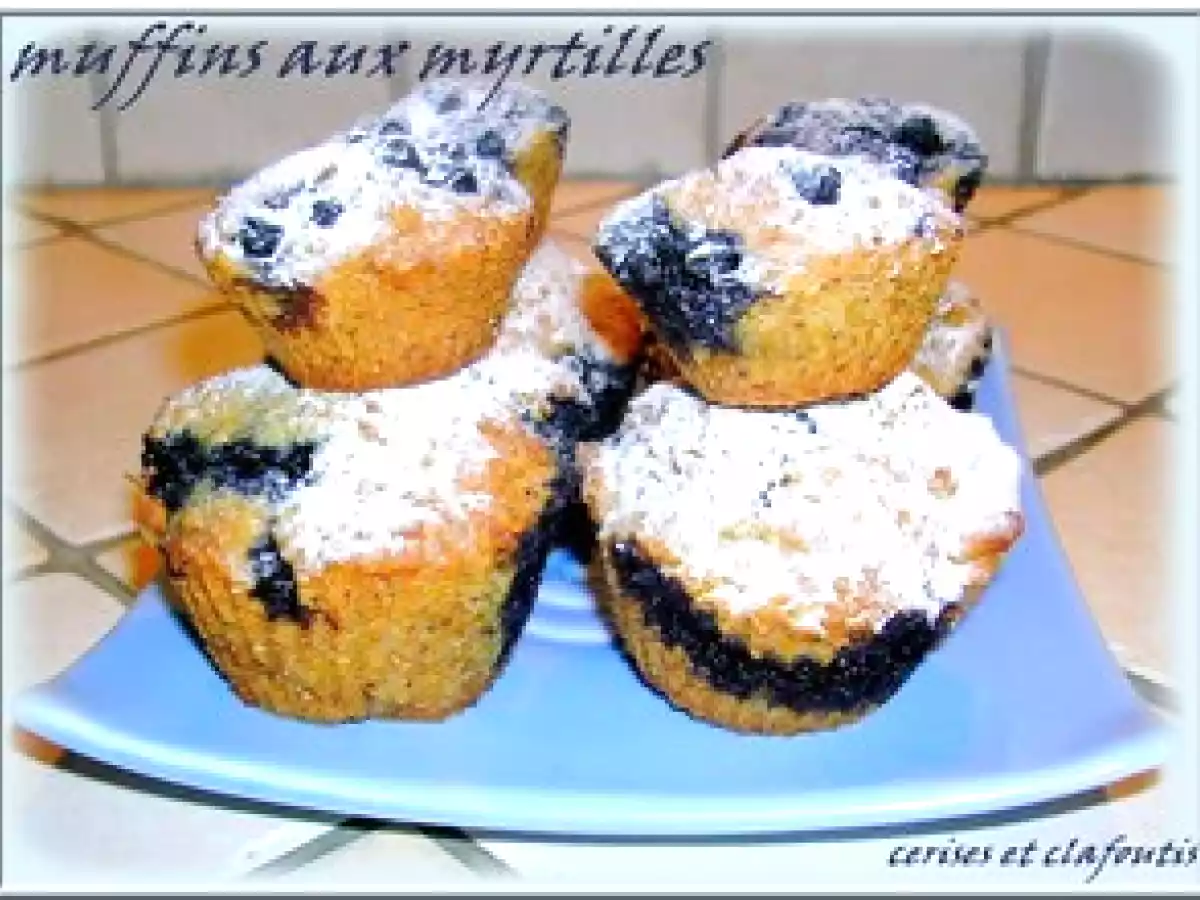 MINI MUFFINS AUX MYRTILLES ( sans gluten ) - photo 3