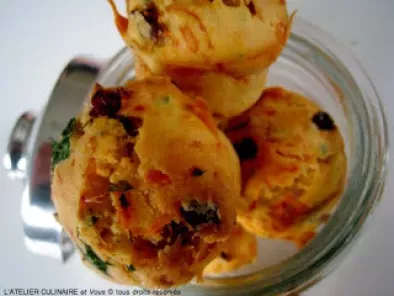 Mini-Muffins aux Tomates confites et Basilic - photo 2