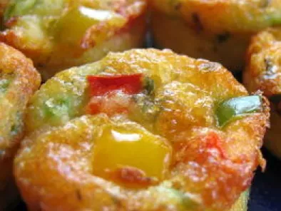 Mini muffins salés aux trois couleurs - photo 2