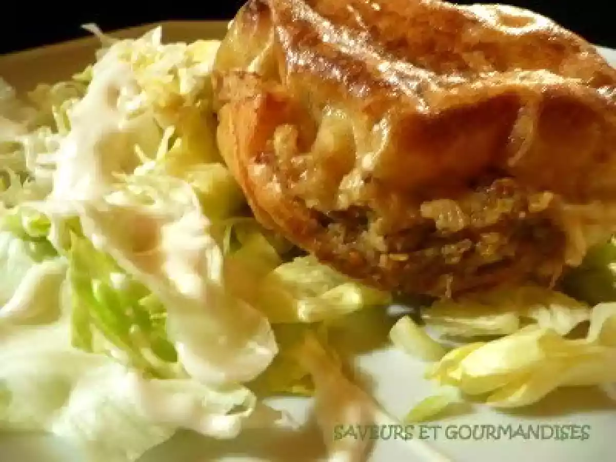 Mini-pastillas aux fromages et à l'aubergine. - photo 2