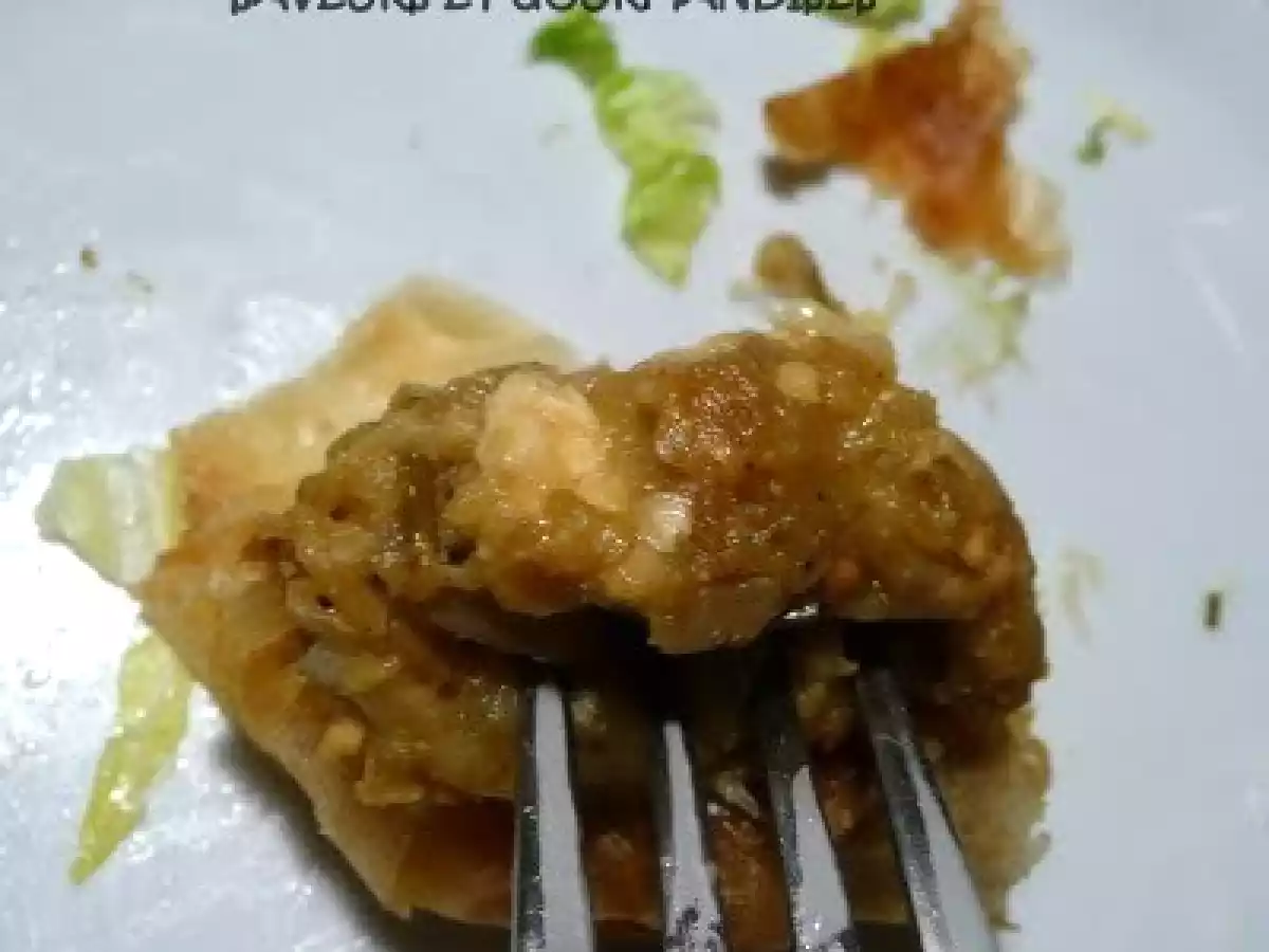 Mini-pastillas aux fromages et à l'aubergine. - photo 3