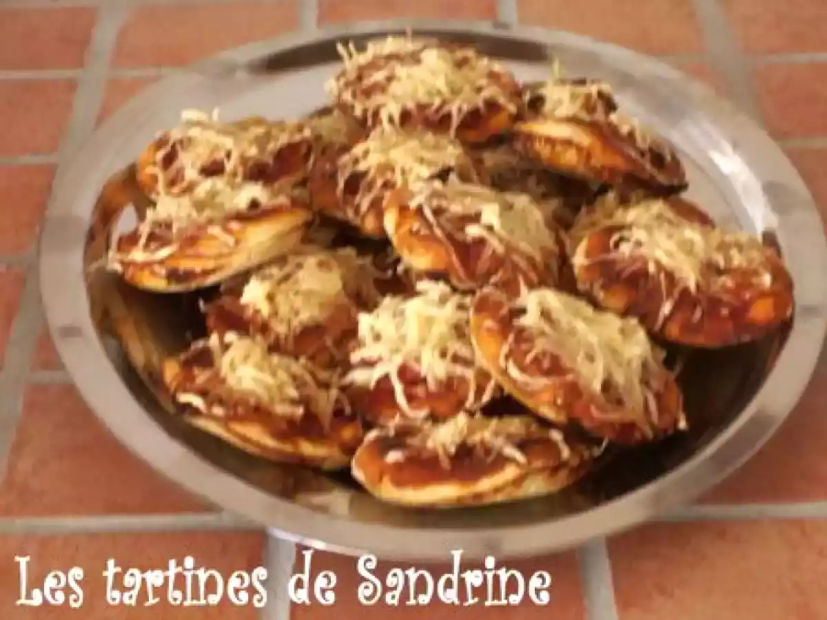 Mini pizzas pour apéro sympa !