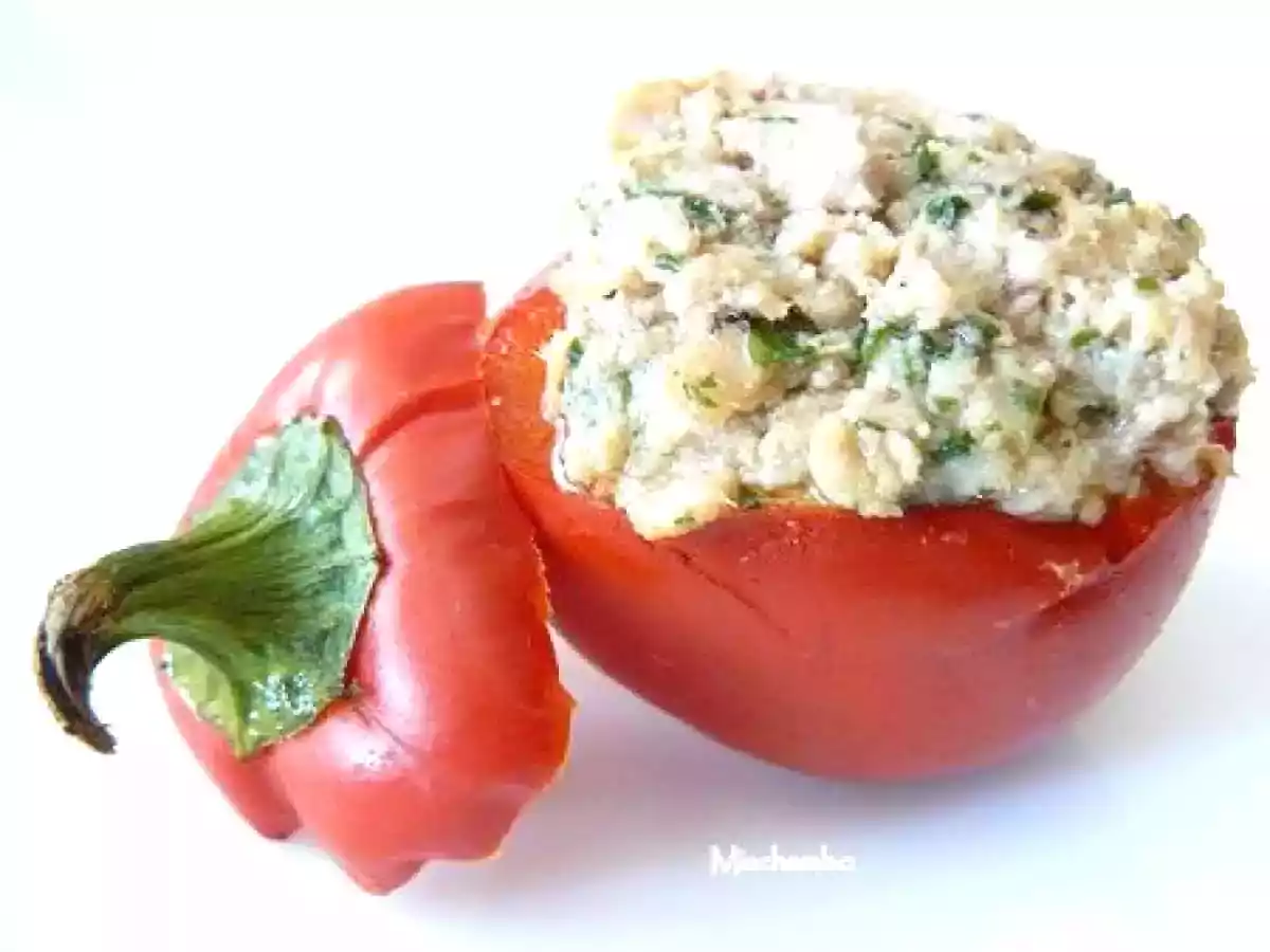 MINI POIVRONS FARCIS AU THON ET AUX ANCHOIS - photo 3