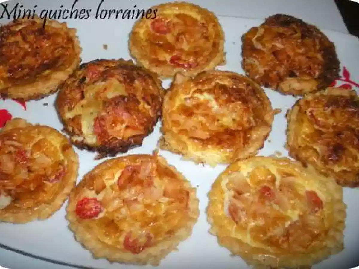 Mini quiche lorraine