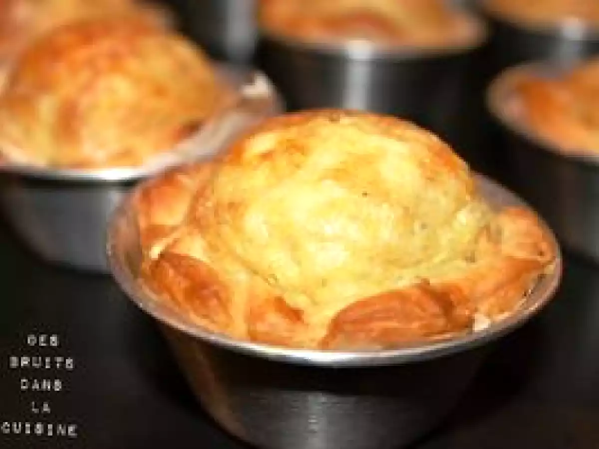 Mini quiche poireaux pesto