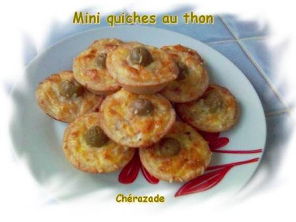 Mini quiches au thon