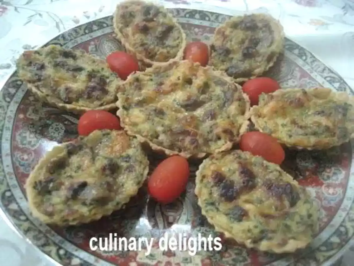 Mini Quiches aux crevettes et champinions - photo 2