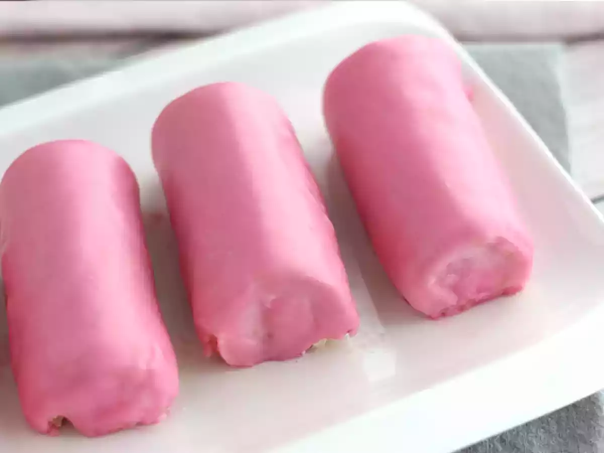 Mini roulés à la fraise, les Panthères roses - photo 4