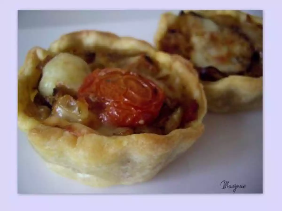 Mini-tartelette aux légumes du soleil