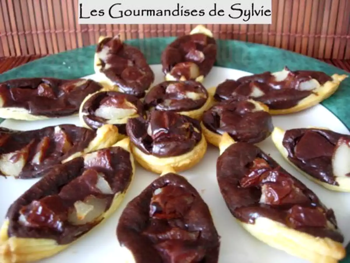 Mini-Tartelette Poire-Chocolat