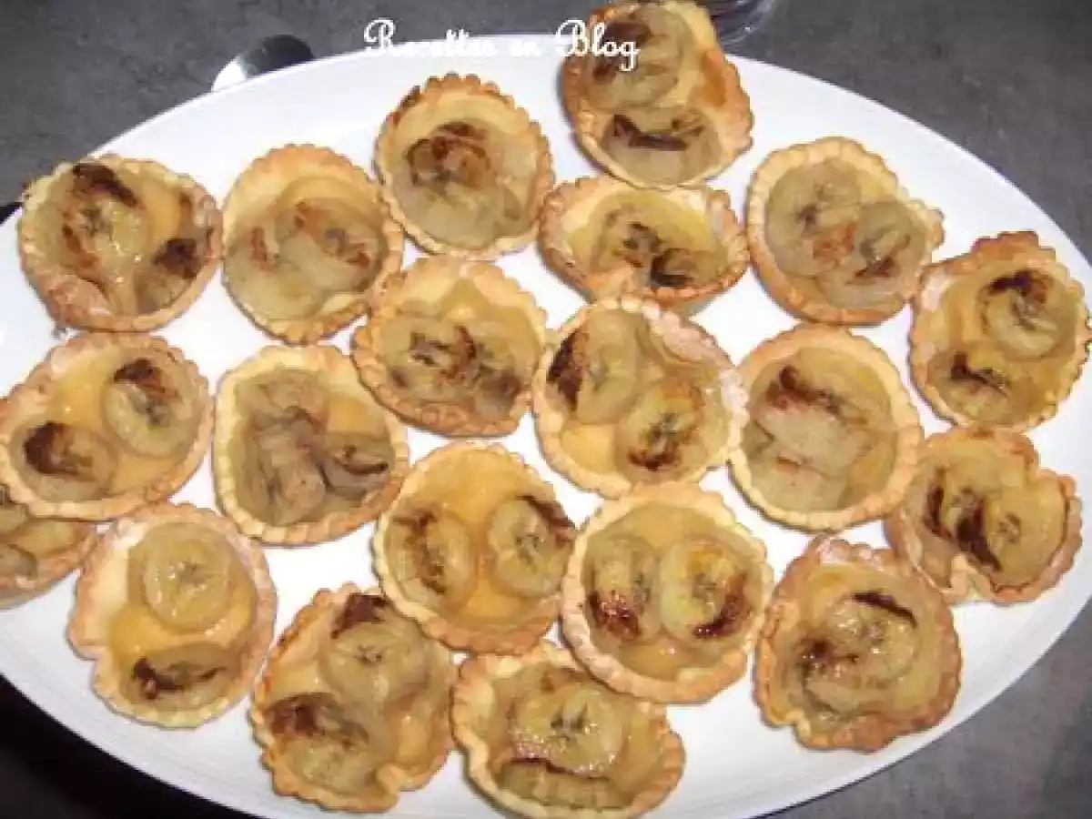 MINI TARTELETTES A LA BANANE