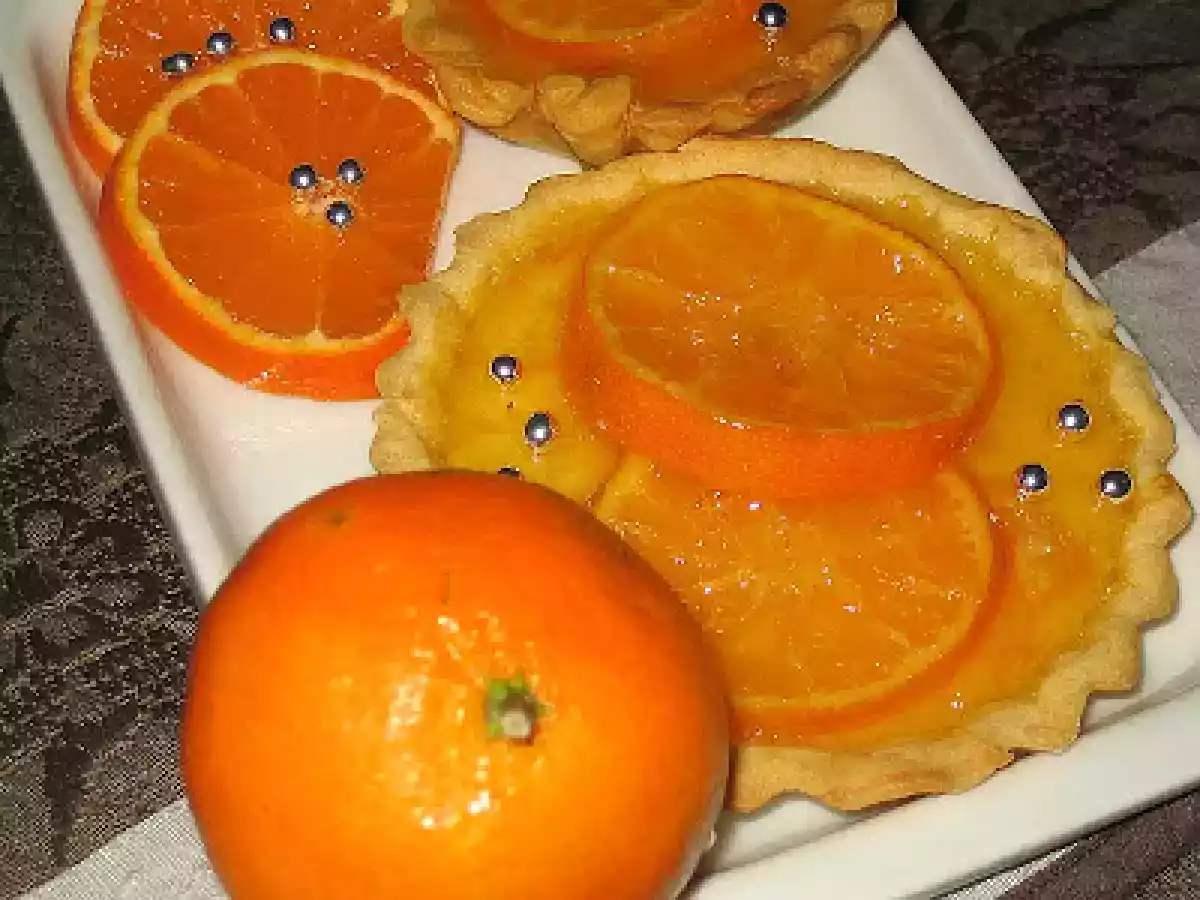 Mini tartelettes à la crème de clémentines!!!