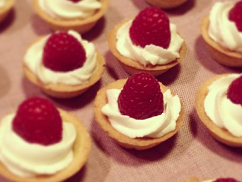 Mini tartelettes à la framboise