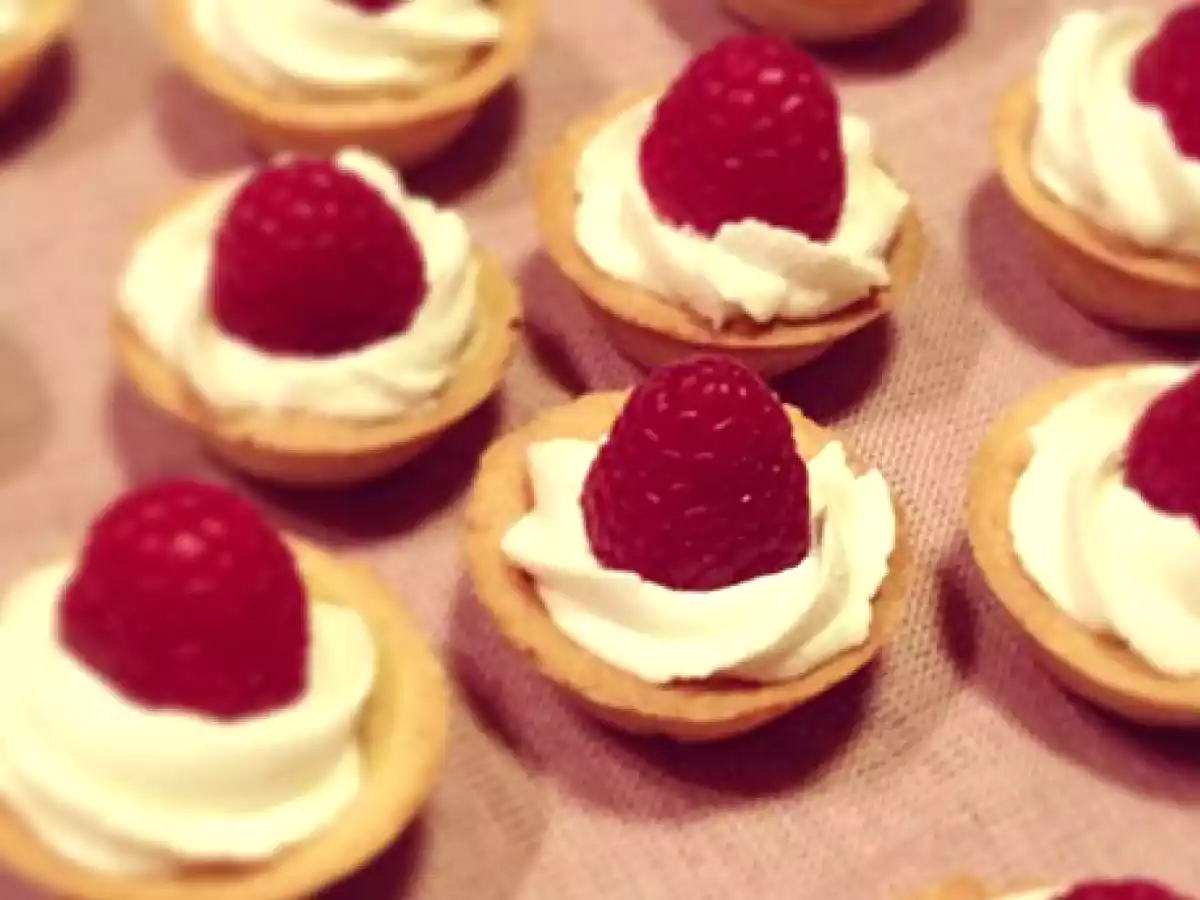 Mini tartelettes à la framboise