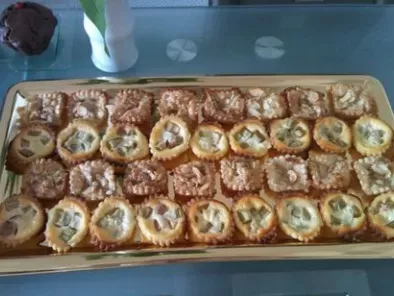 Mini-tartelettes alsaciennes à la rhubarbe